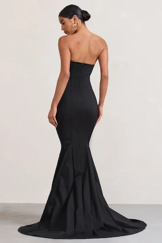 adored-black-strapless-structured-fishtail-maxi-dress-cl128872002