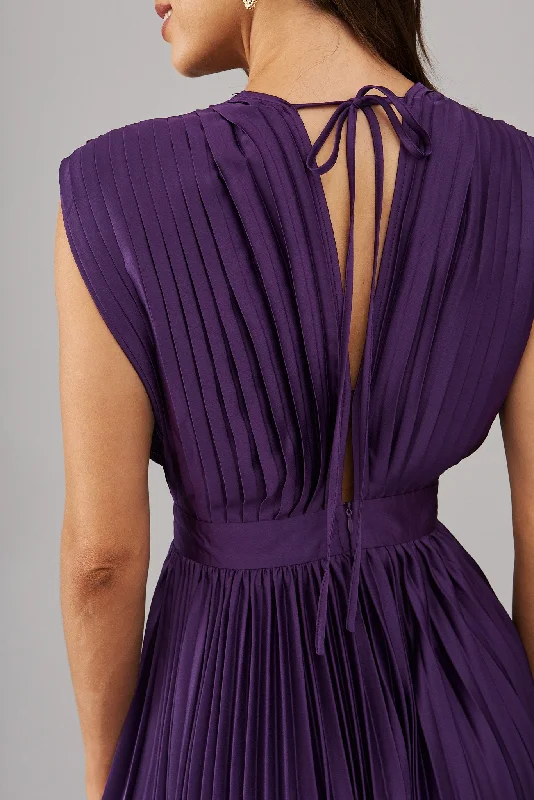 anetta-midi-dress-in-pleated-in-purple-satin