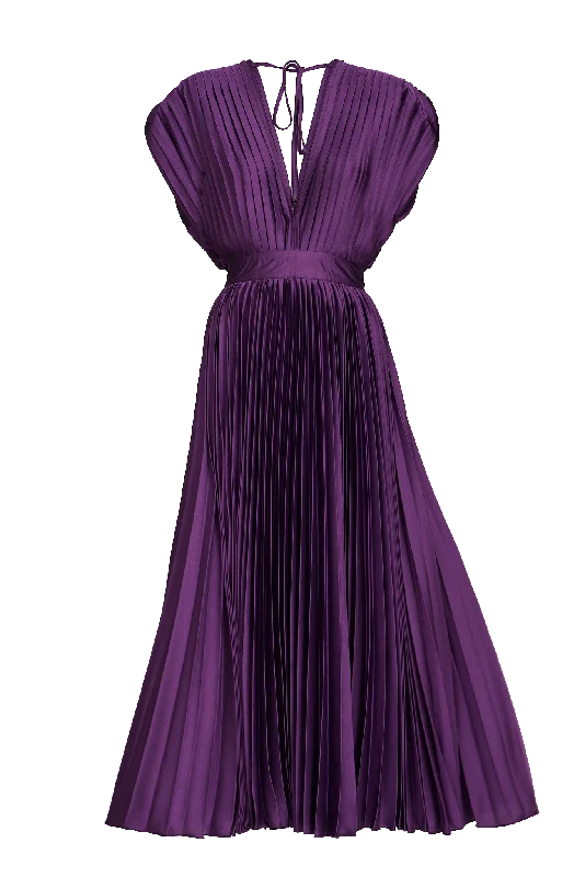 anetta-midi-dress-in-pleated-in-purple-satin