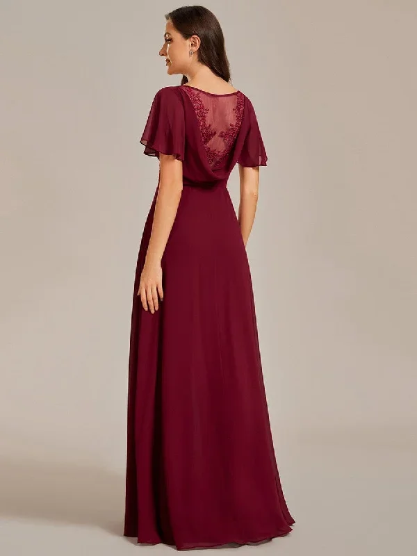 back-see-through-swing-collar-applique-ruffles-sleeve-a-line-evening-dress-es01921