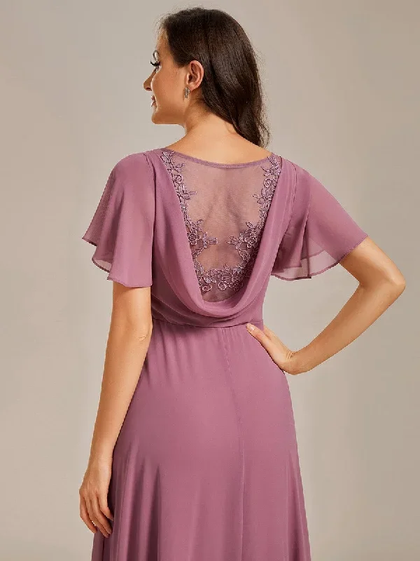 back-see-through-swing-collar-applique-ruffles-sleeve-a-line-evening-dress-es01921