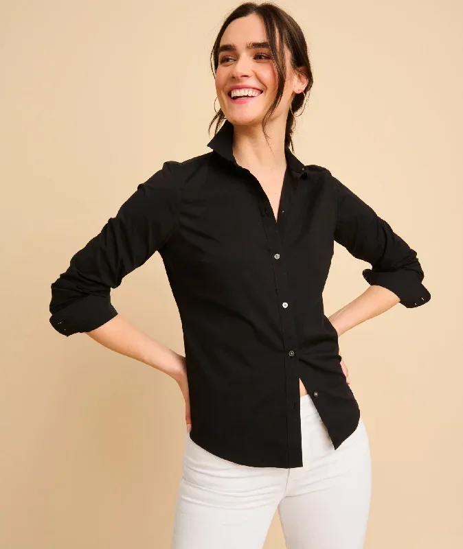 Wrinkle-Free Stretch Cotton Bella Shirt