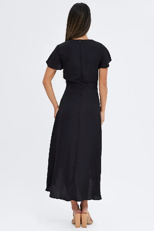 black-midi-dress-short-sleeve-tie-back-satin-dd1545-33rb-1