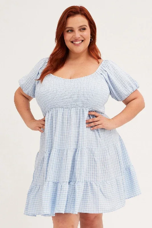 blue-check-fit-and-flare-dress-short-sleeve-shirred-cdd1166a-33r-1