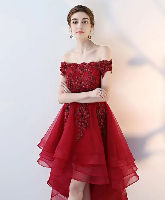 burgundy-tulle-lace-off-shoulder-prom-dress-tulle-homecoming-dress