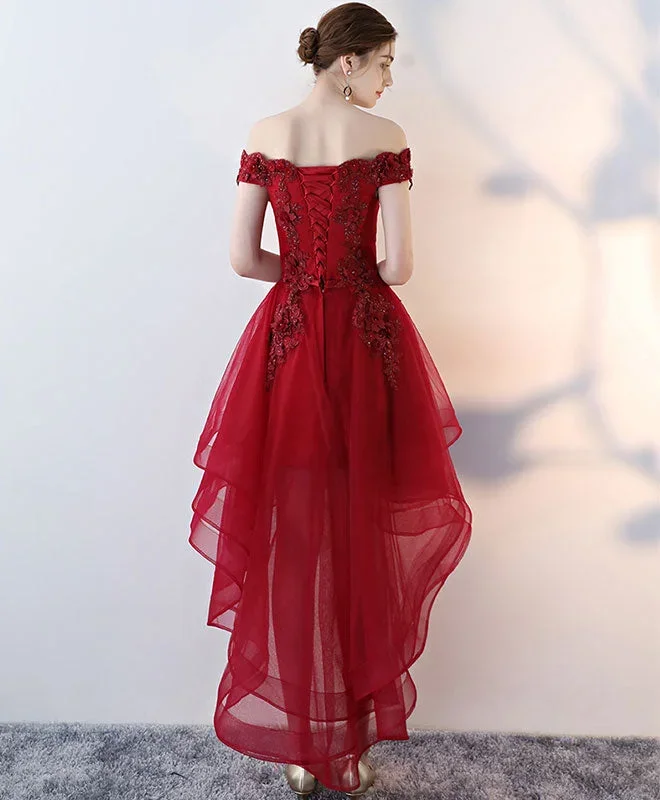 burgundy-tulle-lace-off-shoulder-prom-dress-tulle-homecoming-dress