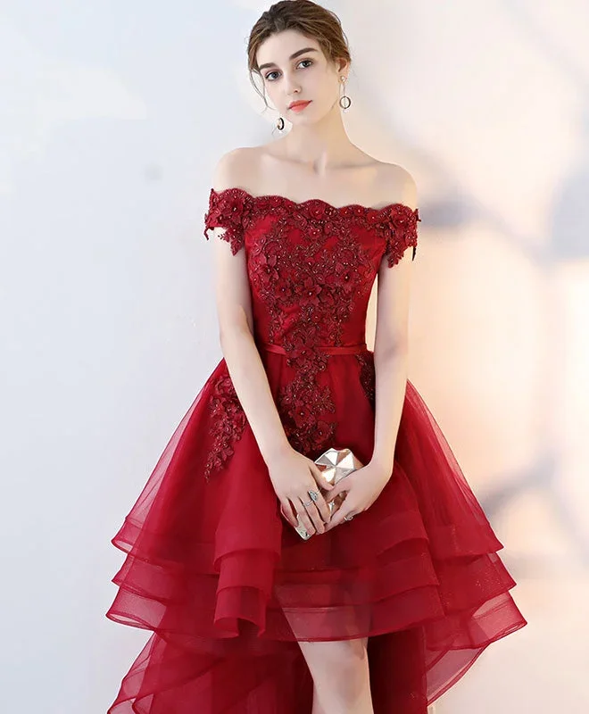 burgundy-tulle-lace-off-shoulder-prom-dress-tulle-homecoming-dress