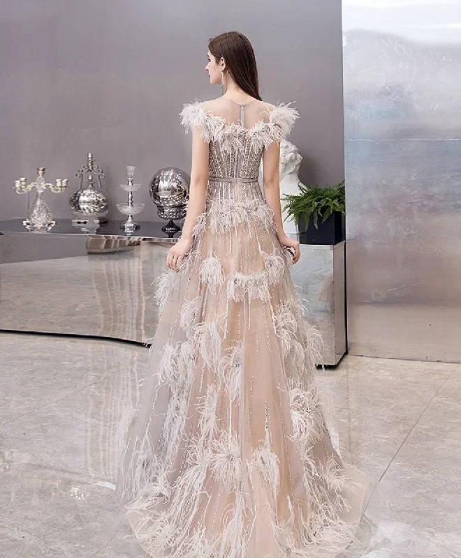 champagne-tulle-beads-long-prom-dress-champagne-tulle-evening-dress