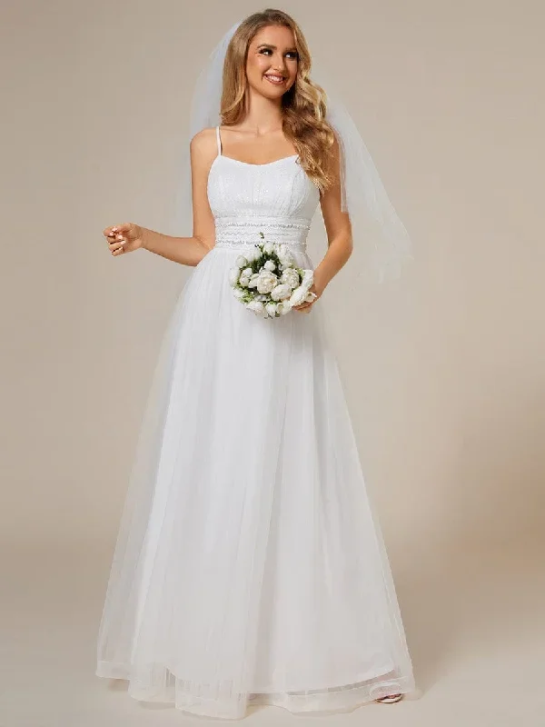 classic-adjustable-spaghetti-strap-tulle-wedding-dress-with-waist-paillette-chain-eh02023