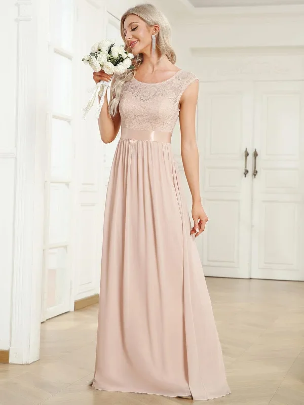 classic-round-neck-v-back-a-line-chiffon-bridesmaid-dresses-with-lace-ep00646