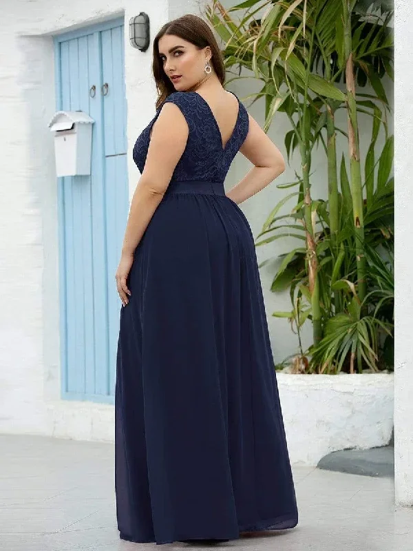 classic-round-neck-v-back-a-line-chiffon-bridesmaid-dresses-with-lace-ep00646