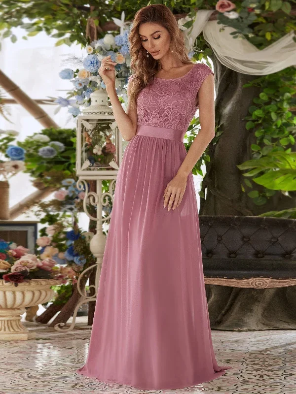 classic-round-neck-v-back-a-line-chiffon-bridesmaid-dresses-with-lace-ep00646