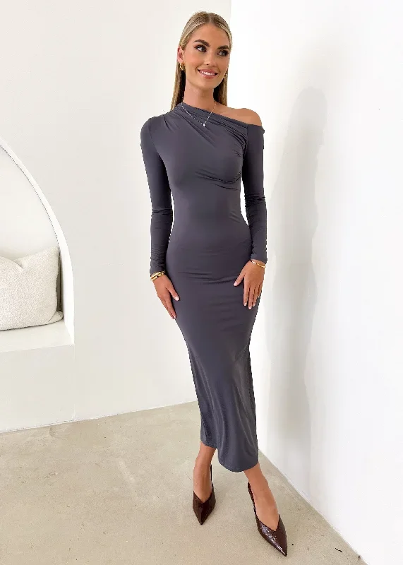 dayla-one-shoulder-midi-dress-charcoal