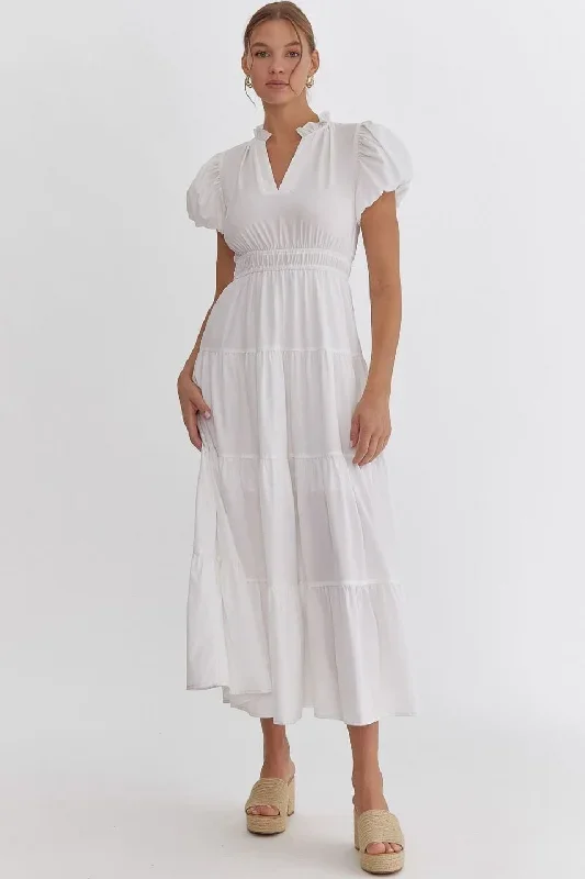 Escape Maxi Dress - White