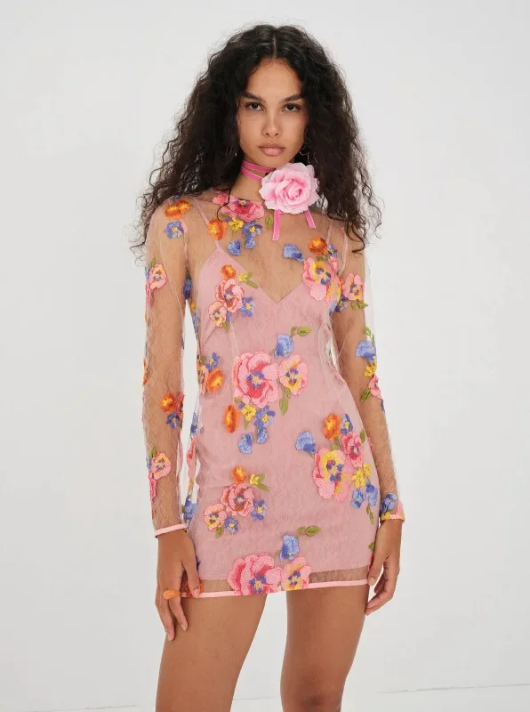 For Love & Lemons - Percy Mini Dress - Multi