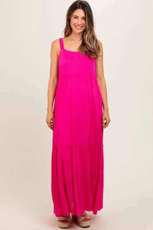 fuchsia-tiered-maternity-maxi-dress-2