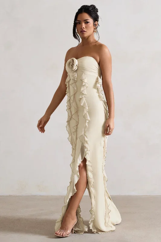 gardenia-champagne-strapless-ruffle-maxi-dress-with-corsage-cl129987059