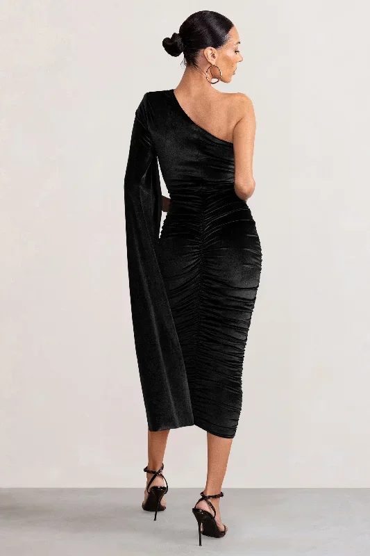 gianna-black-velvet-one-shoulder-cape-bodycon-midi-dress-cl129762002