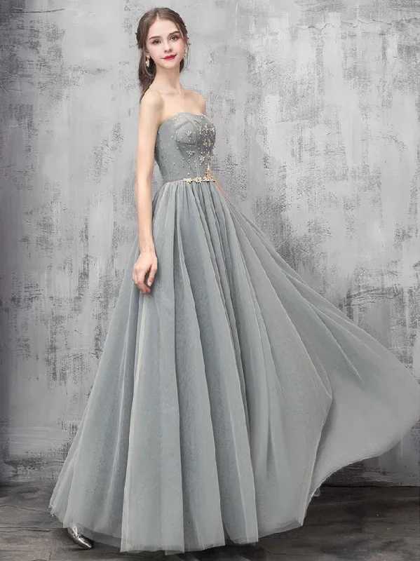 gray-a-line-tulle-long-prom-dress-gray-a-line-evening-dress