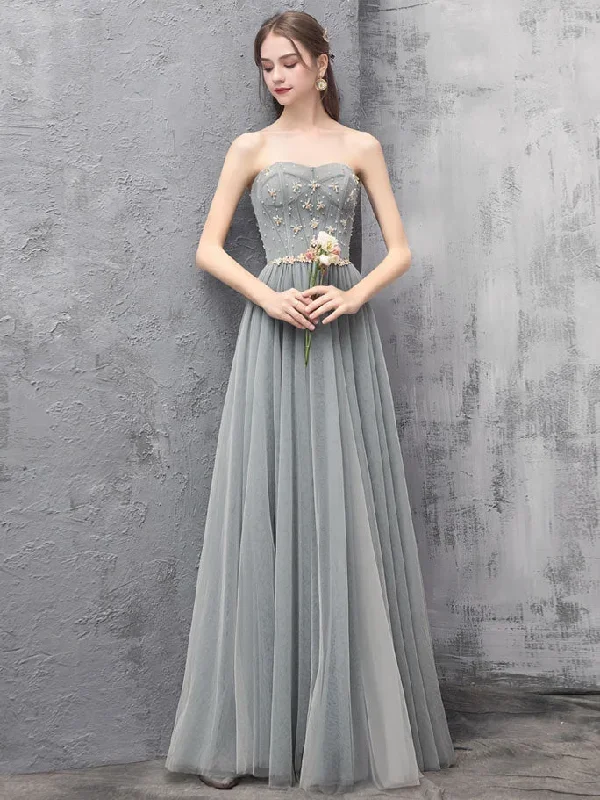 gray-a-line-tulle-long-prom-dress-gray-a-line-evening-dress