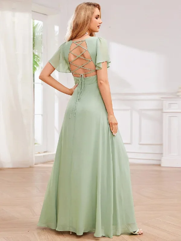 high-waist-pleated-v-neck-bridesmaid-dress-with-cross-tie-back-es02212