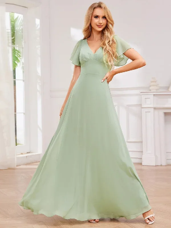 high-waist-pleated-v-neck-bridesmaid-dress-with-cross-tie-back-es02212