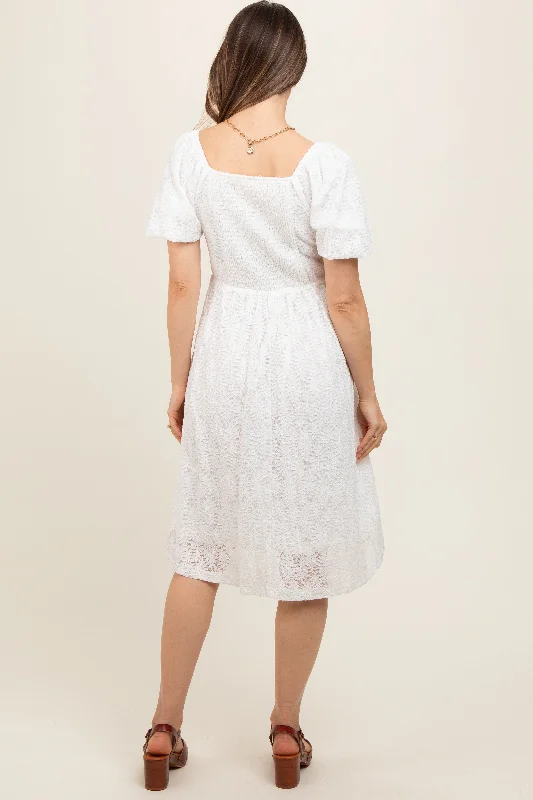 ivory-lace-square-neck-maternity-dress