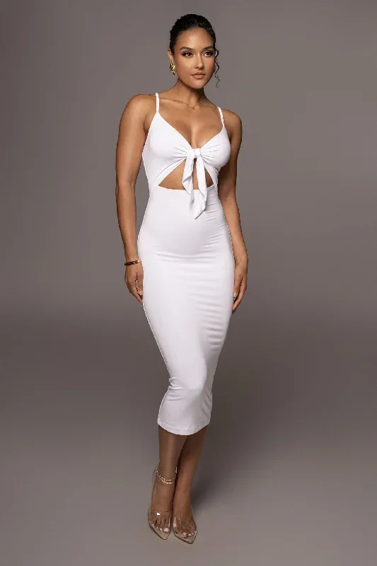 Ivory Soulmate Cut Out Dress