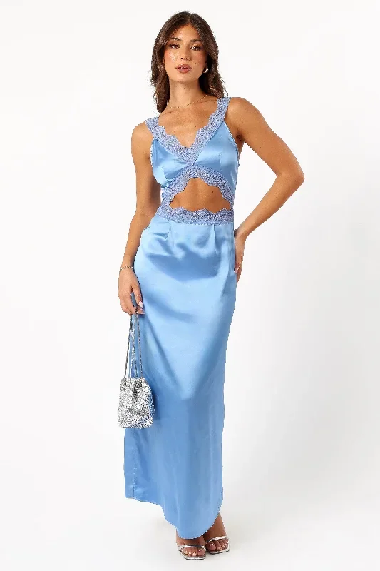 Julianna Maxi Dress - Periwinkle Blue