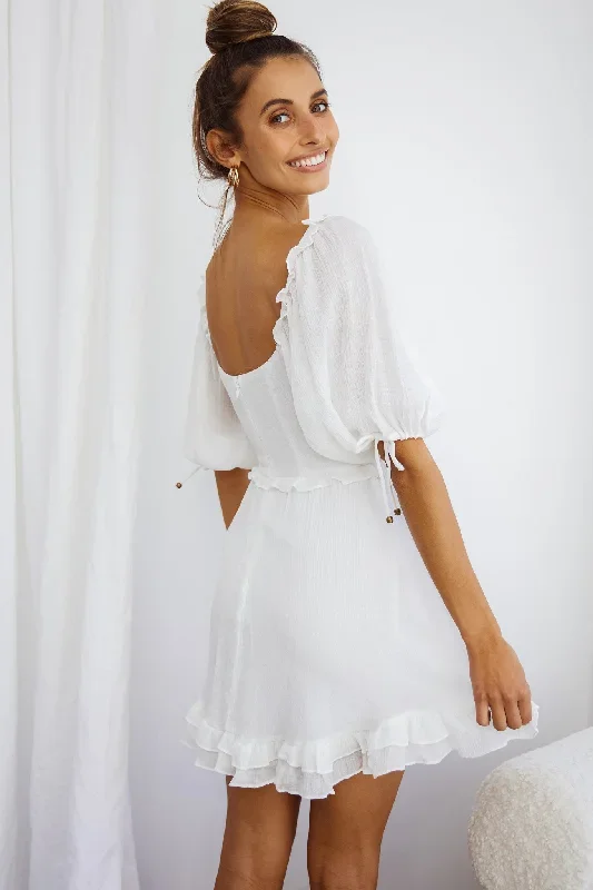 kirra-puff-sleeve-ruched-bodice-dress-white