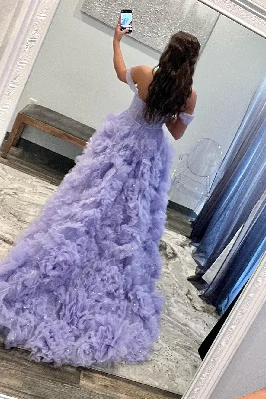 lavender-tulle-off-the-shoulder-long-prom-dress-with-ruffles