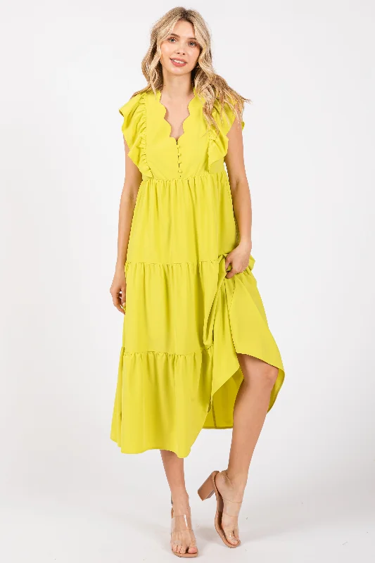 lime-flutter-sleeve-tiered-maternity-midi-dress