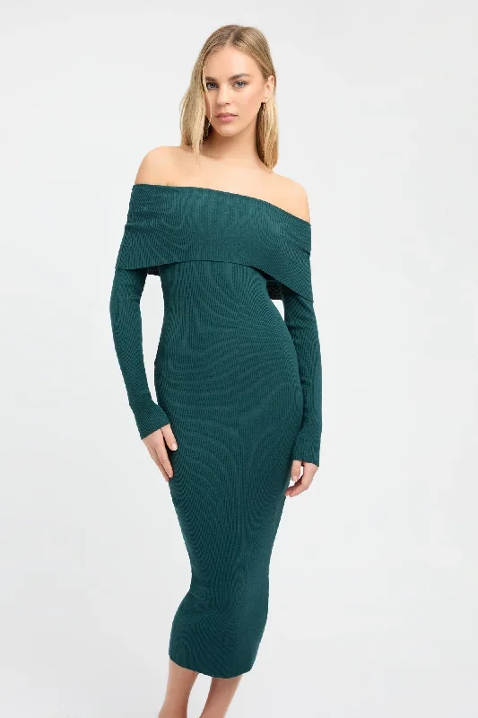 lola-fold-down-midi-dress-deep-green