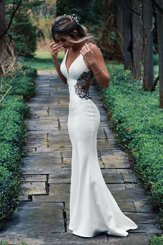 long-spaghetti-straps-mermaid-white-wedding-dress-with-beads