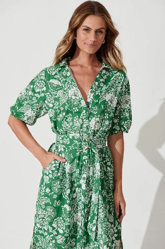 march-midi-shirt-dress-in-green-and-white-floral-cotton