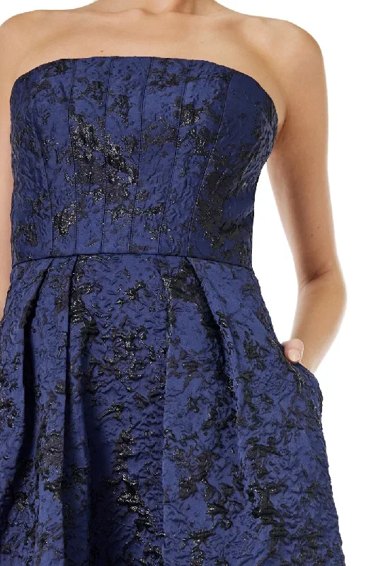 metallic-jacquard-dress-navy