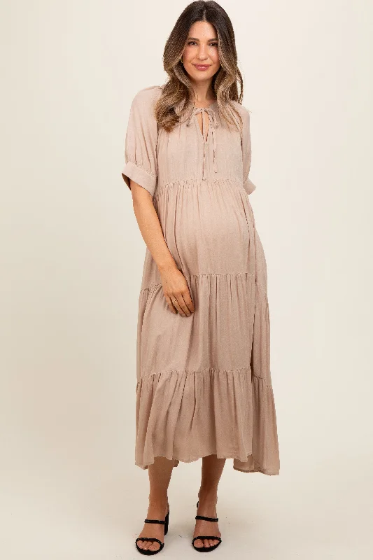 mocha-lightweight-flowy-tiered-maternity-maxi-dress