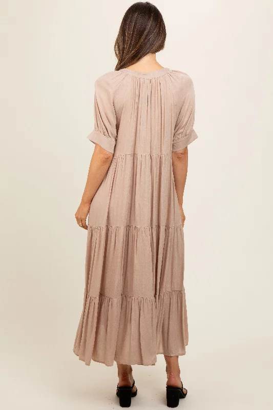 mocha-lightweight-flowy-tiered-maternity-maxi-dress