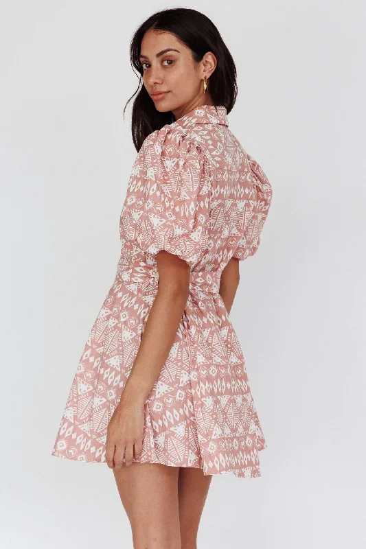 nanette-puff-sleeve-belted-mini-dress-print-rose