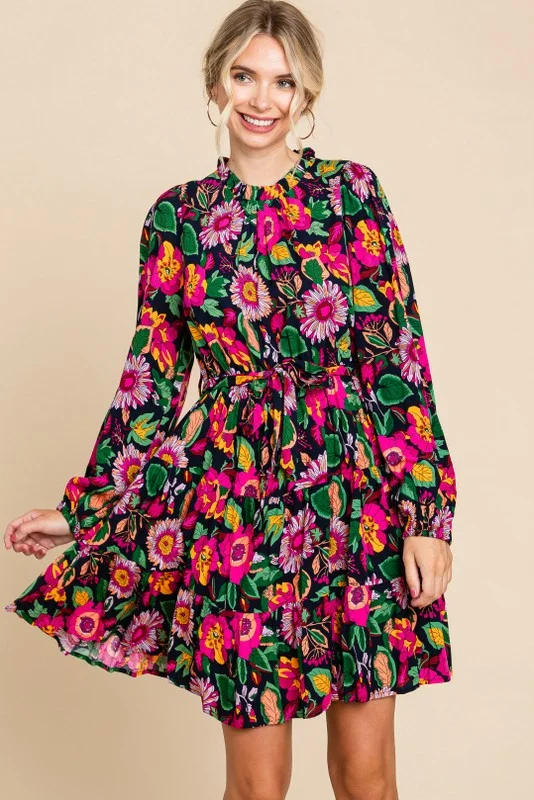 navy-floral-ruffle-mock-neck-long-sleeve-maternity-dress