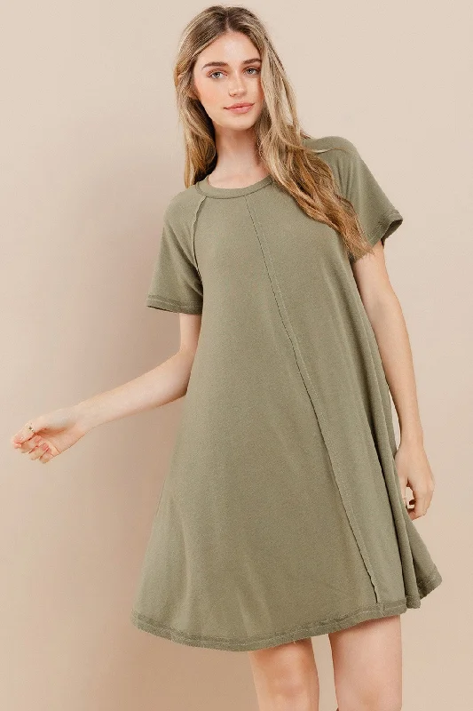 olive-solid-t-shirt-maternity-mini-dress