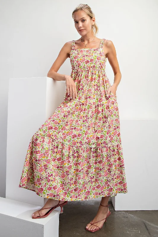 pink-floral-square-neck-cut-out-back-tiered-maternity-maxi-dress