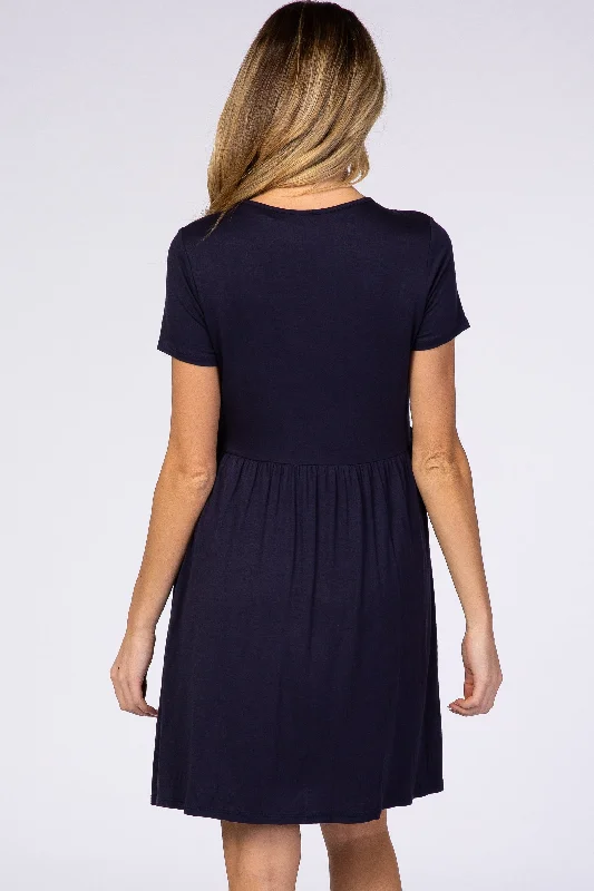 pinkblush-navy-solid-crochet-trim-maternity-shift-dress