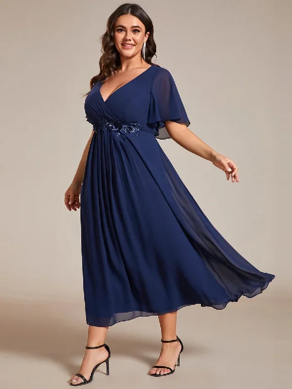 plus-size-elegant-short-sleeves-v-neck-floral-applique-wedding-guest-dress-eg02093