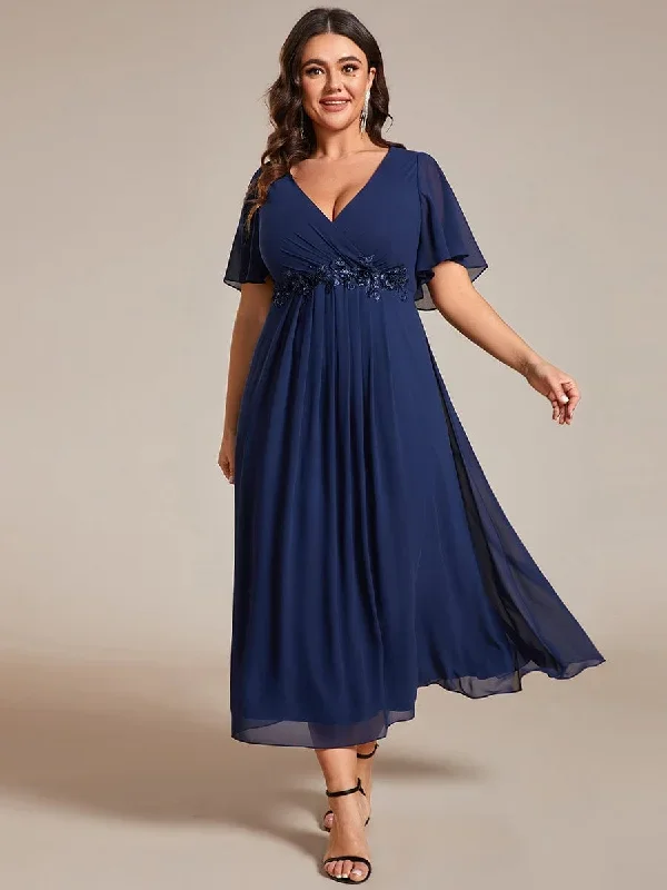 plus-size-elegant-short-sleeves-v-neck-floral-applique-wedding-guest-dress-eg02093