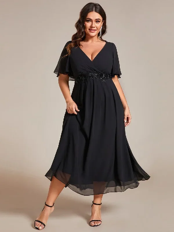 plus-size-elegant-short-sleeves-v-neck-floral-applique-wedding-guest-dress-eg02093