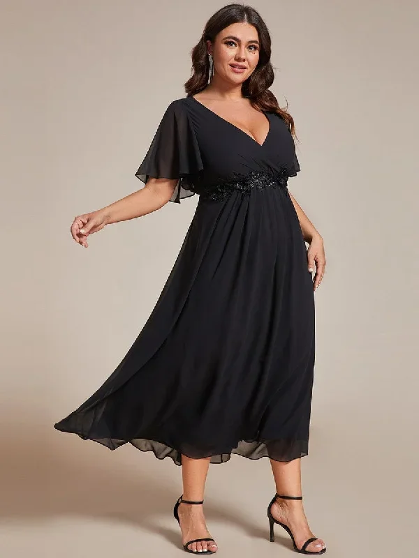 plus-size-elegant-short-sleeves-v-neck-floral-applique-wedding-guest-dress-eg02093