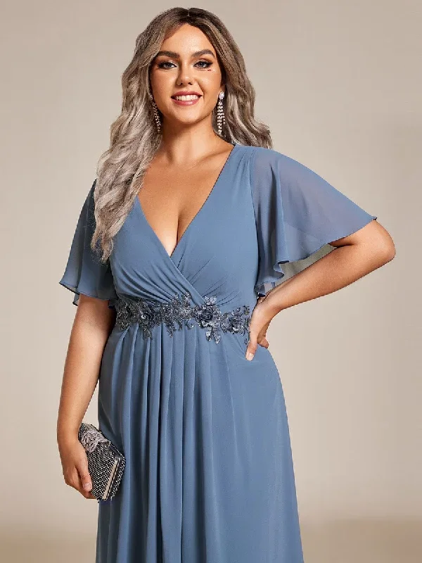 plus-size-elegant-short-sleeves-v-neck-floral-applique-wedding-guest-dress-eg02093