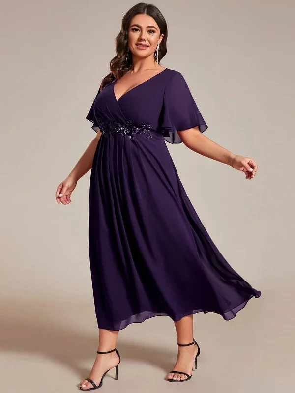 plus-size-elegant-short-sleeves-v-neck-floral-applique-wedding-guest-dress-eg02093