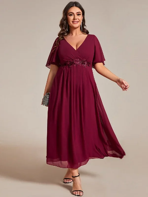 plus-size-elegant-short-sleeves-v-neck-floral-applique-wedding-guest-dress-eg02093